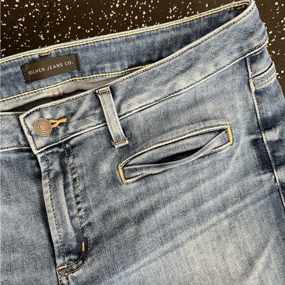 Silver Jeans High Note High Rise Flare Leg 32/33 - Picture 8 of 8